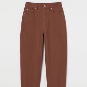 Mom Loose-fit Twill Pants